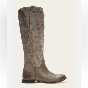 FRYE Paige tall leather riding pull on boots